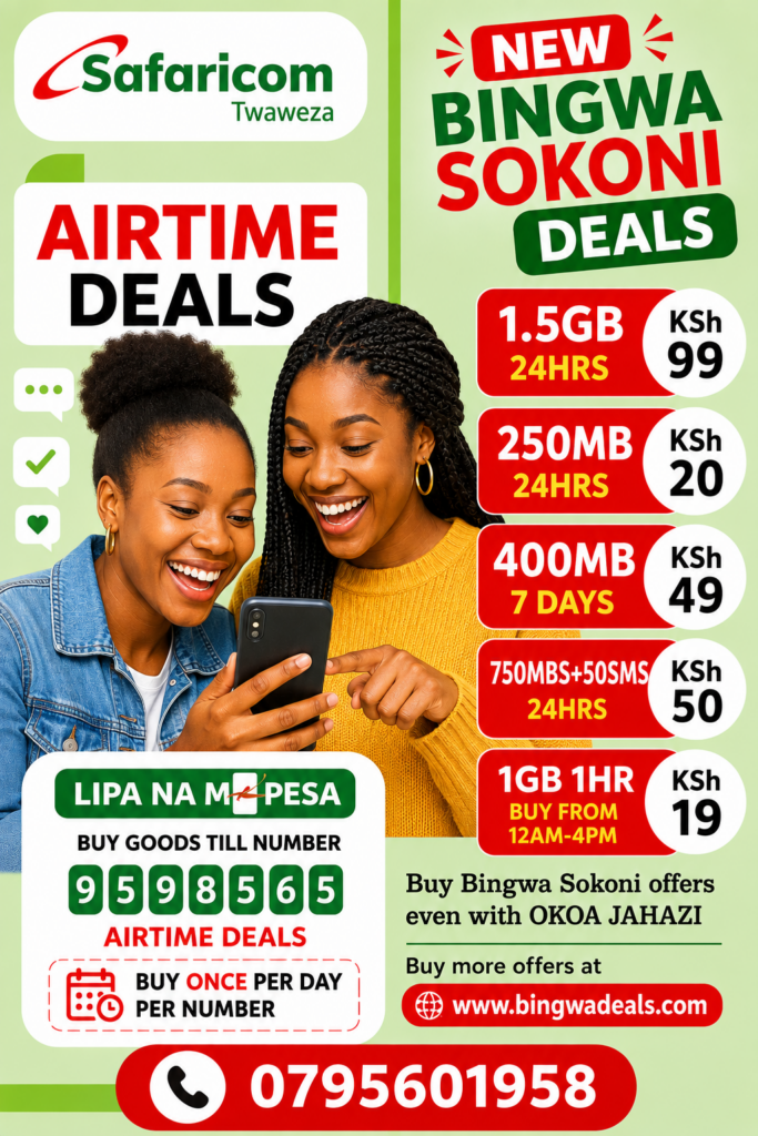 bingwa sokoni minutes and airtime