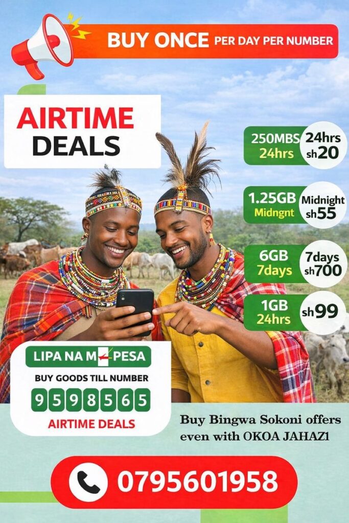 bingwa sokoni minutes and airtime