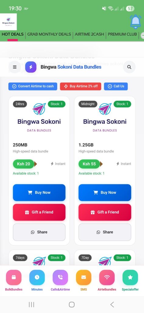 Bingwa Sokoni App for Android