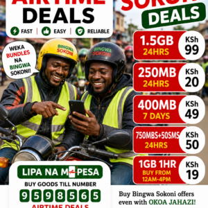 Bingwa Sokoni SMS bundles